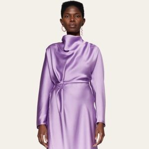 Stine Goya Lavender Satin Dress